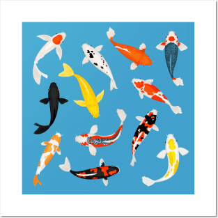 Colorful Koi Fish Posters and Art